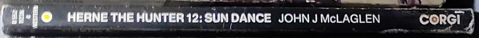 John McLaglen  HERNE THE HUNTER 12: SUN DANCE spine of book image