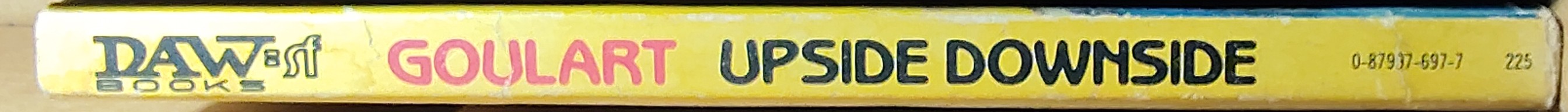 Ron Goulart  UPSIDE DOWNSIDE spine of book image