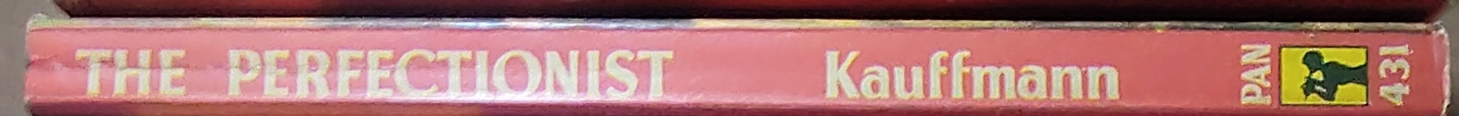 Lane Kauffmann  THE PERFECTIONIST spine of book image