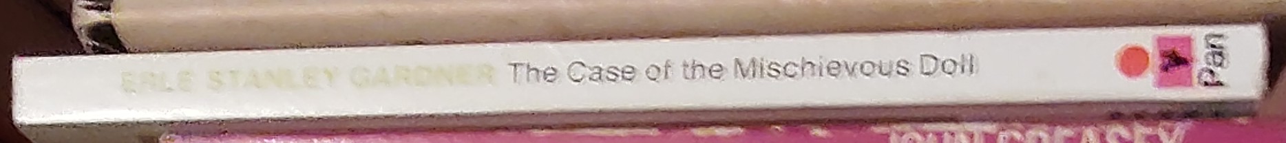 Erle Stanley Gardner  THE CASE OF THE MISCHIEVOUS DOLL spine of book image