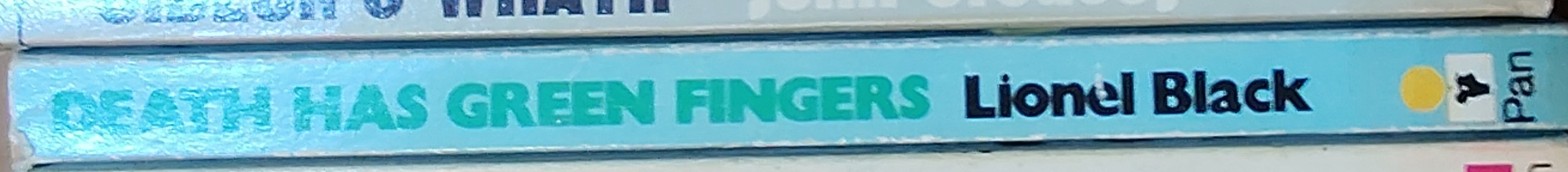 Lionel Black  DEATH HAS GREEN FINGERS spine of book image