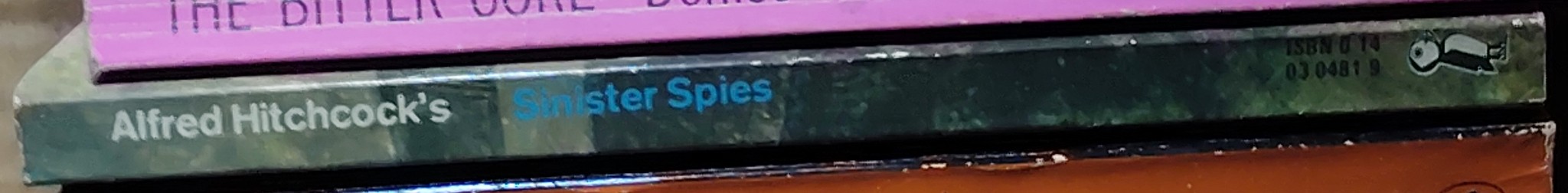 Alfred Hitchcock's  SINISTER SPIES spine of book image