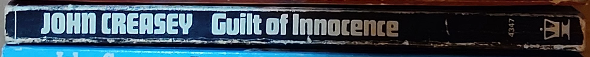 Michael Halliday  GUILT OF INNOCENCE spine of book image