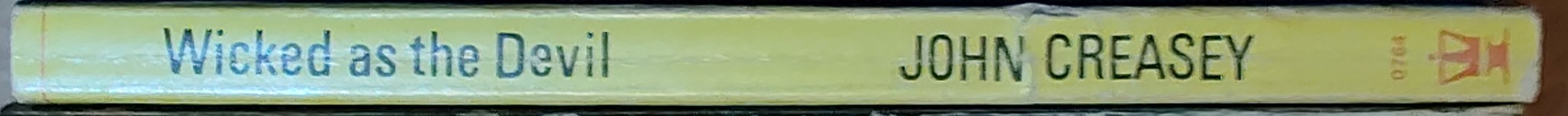 Michael Halliday  WICKED AS THE DEVIL spine of book image