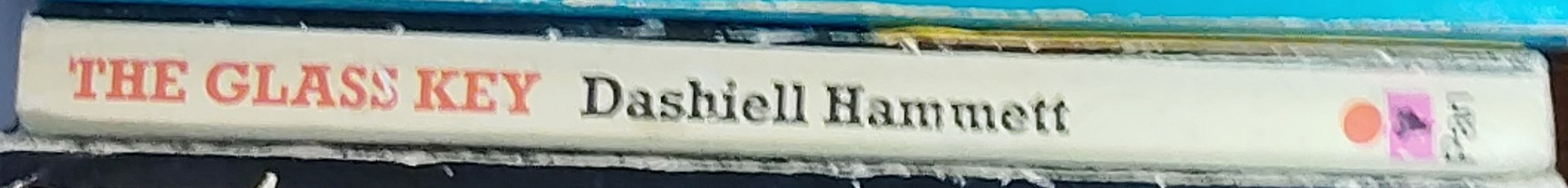 Dashiell Hammett  THE GLASS KEY spine of book image
