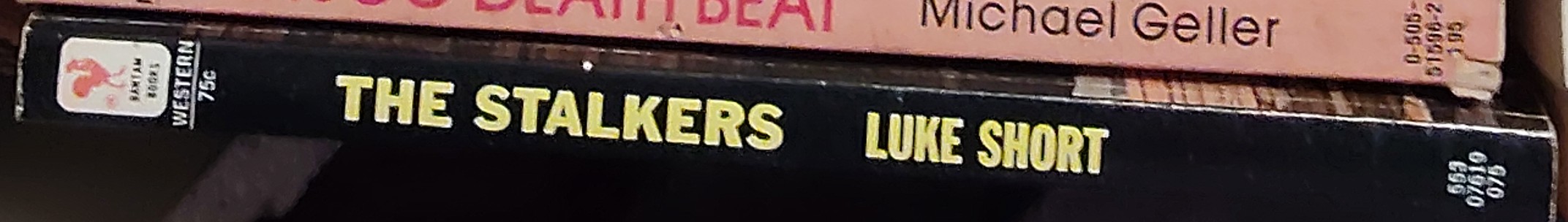 Luke Short  THE STALKERS spine of book image