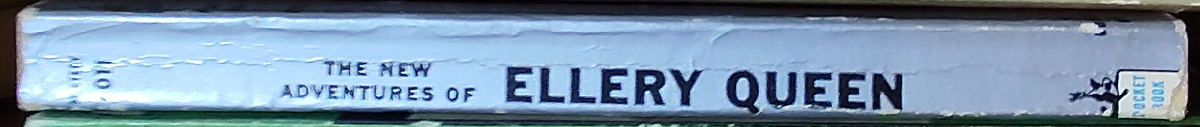 Ellery Queen  THE NEW ADVENTURES OF ELLERY QUEEN spine of book image