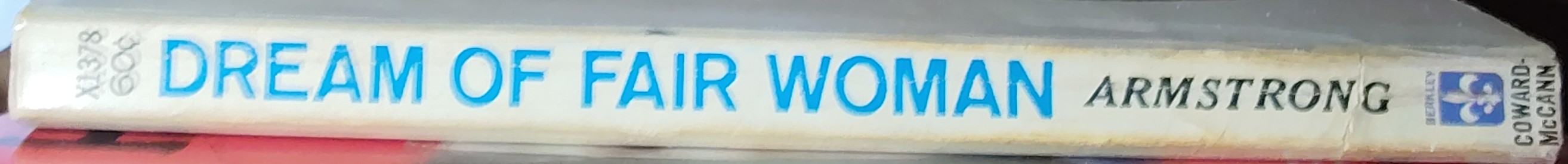 Charlotte Armstrong  DREAM OF FAIR WOMEN spine of book image