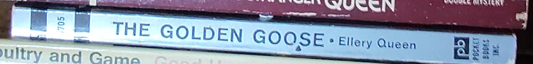 Ellery Queen  THE GOLDEN GOOSE spine of book image