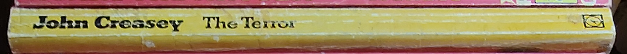 John Creasey  THE TERROR (Doctor Palfrey) spine of book image