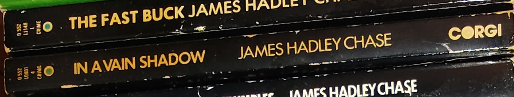 James Hadley Chase  IN A VAIN SHADOW spine of book image