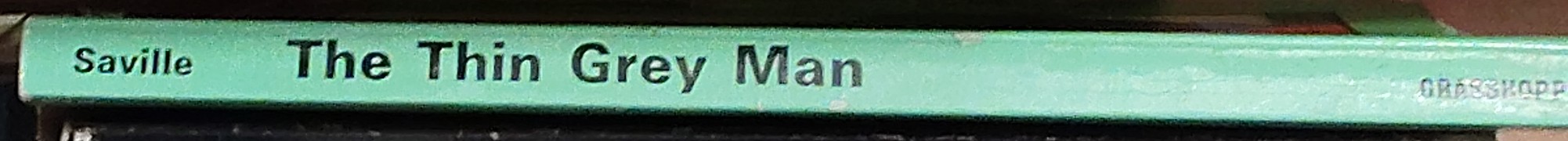 Malcolm Saville  THE THIN GREY MAN spine of book image