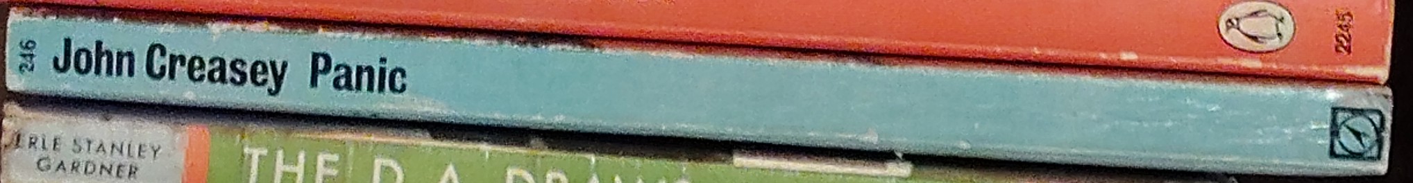 John Creasey  PANIC (Department 'Z') spine of book image