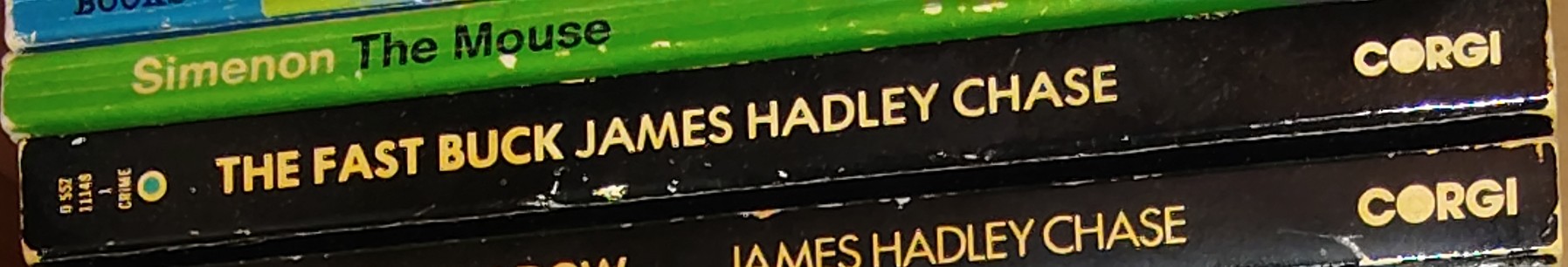 James Hadley Chase  THE FAST BUCK spine of book image