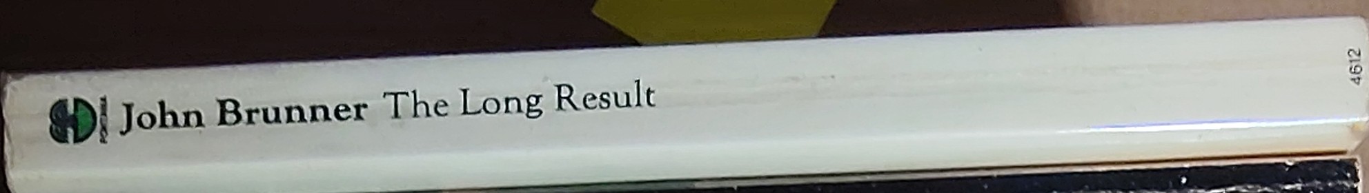 John Brunner  THE LONG RESULT spine of book image