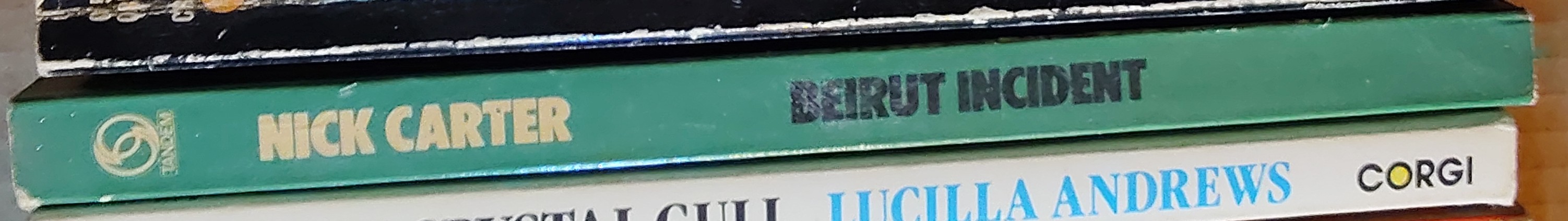 Nick Carter  BEIRUT INCIDENT spine of book image