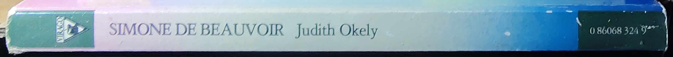 Judith Okely  SIMONE DE BEAUVOIR spine of book image