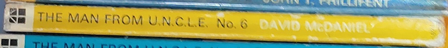 David McDaniel  THE MAN FROM U.N.C.L.E. No.6: THE DAGGER AFFAIR spine of book image