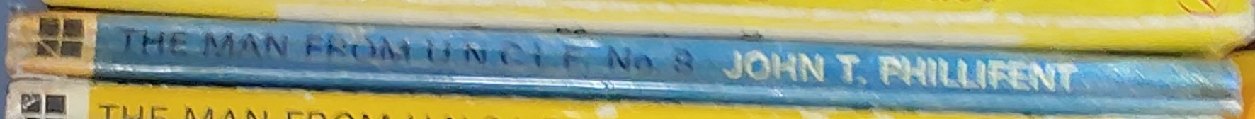 John T. Phillifent  THE MAN FROM U.N.C.L.E. No.8: THE MAD SCIENTIST AFFAIR spine of book image