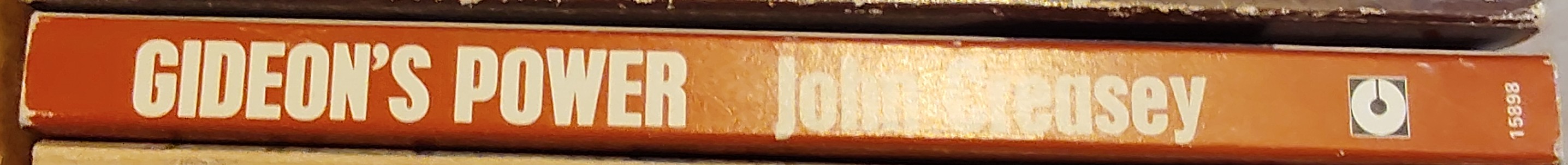 J.J. Marric  GIDEON'S POWER spine of book image