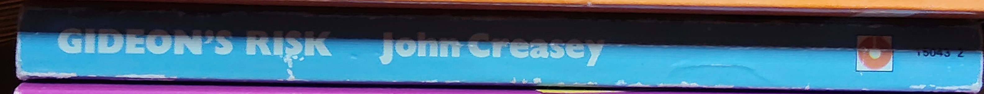 J.J. Marric  GIDEON'S RISK spine of book image