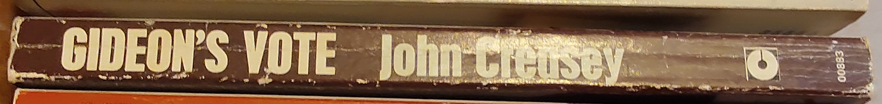 J.J. Marric  GIDEON'S VOTE spine of book image