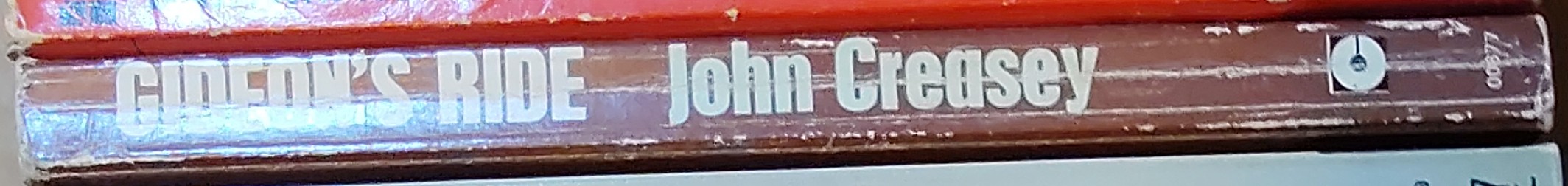 J.J. Marric  GIDEON'S RIDE spine of book image