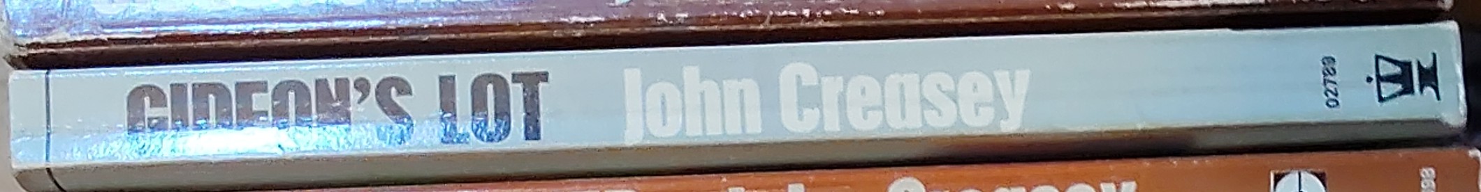 J.J. Marric  GIDEON'S LOT spine of book image