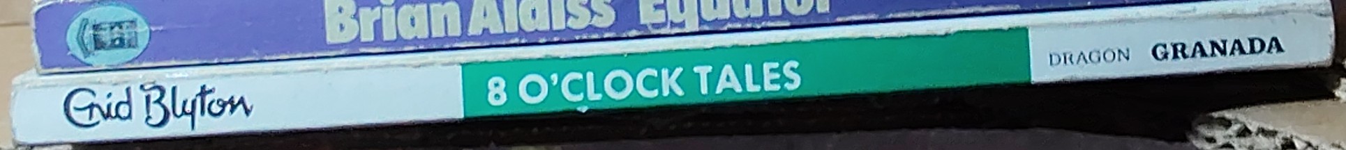 Enid Blyton  8-O'CLOCK TALES spine of book image
