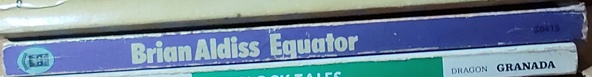 Brian Aldiss  EQUATOR spine of book image