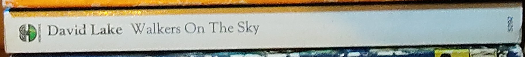 David Lake  WALKERS ON THE SKY spine of book image