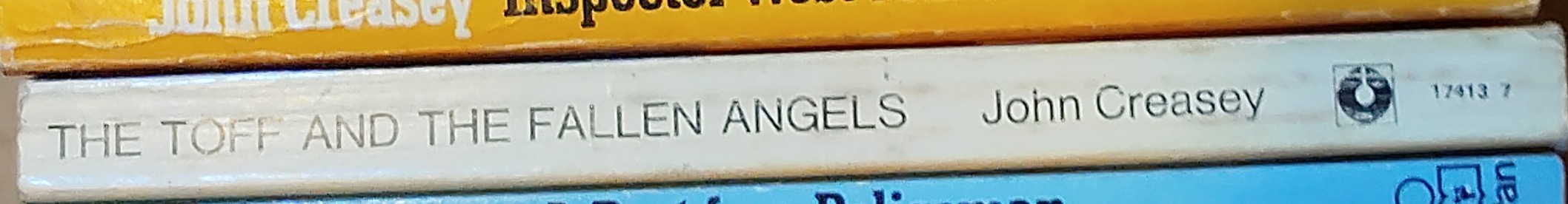 John Creasey  THE TOFF AND THE FALLEN ANGELS spine of book image