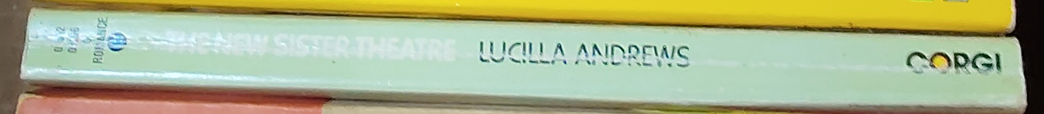 Lucilla Andrews  THE NEW SISTER THEATRE spine of book image