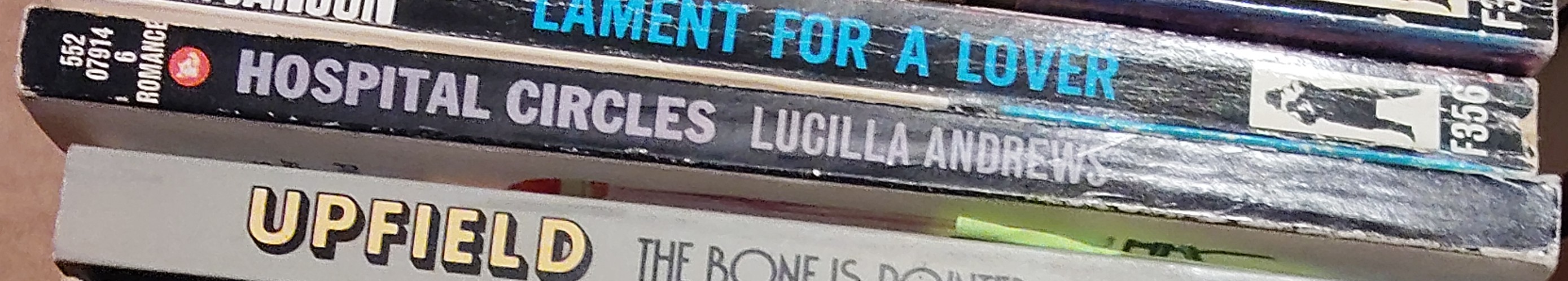 Lucilla Andrews  HOSPITAL CIRCLES spine of book image