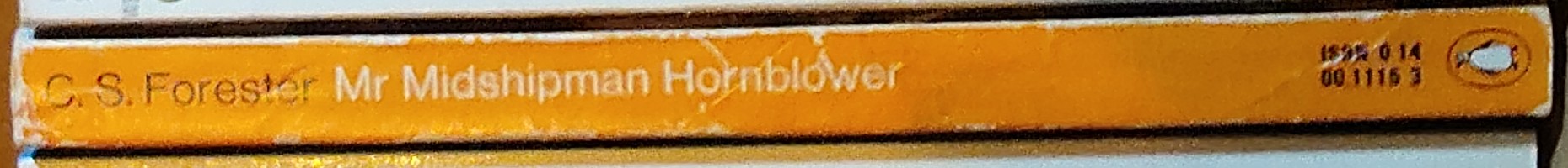 C.S. Forester  MR MIDSHIPMAN HORNBLOWER spine of book image