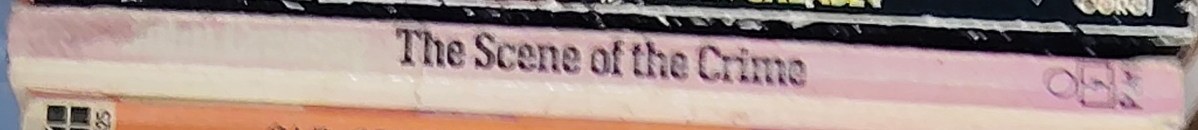 John Creasey  THE SCENE OF THE CRIME (Roger West) spine of book image