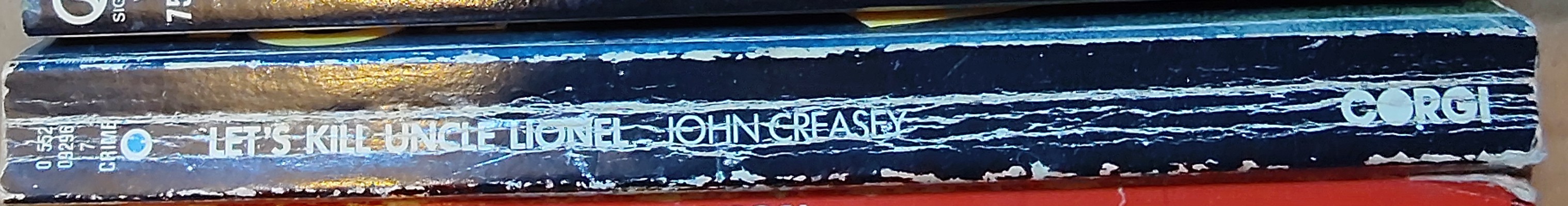 Jeremy York  LET'S KILL UNCLE LIONEL spine of book image