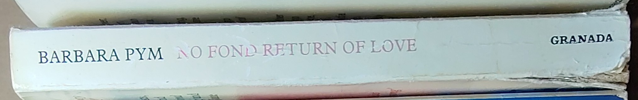 Barbara Pym  NO FOND RETURN OF LOVE spine of book image