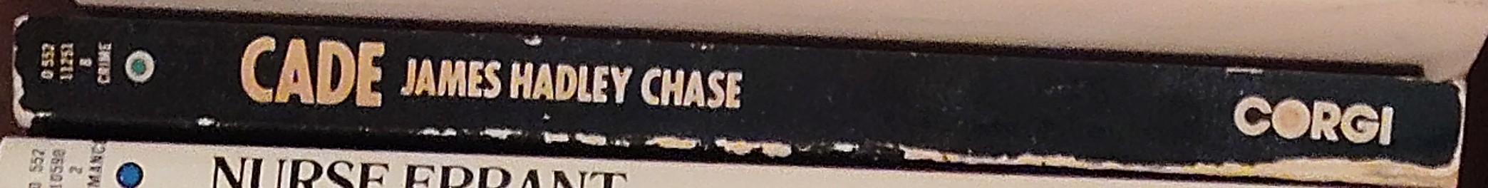 James Hadley Chase  CADE spine of book image
