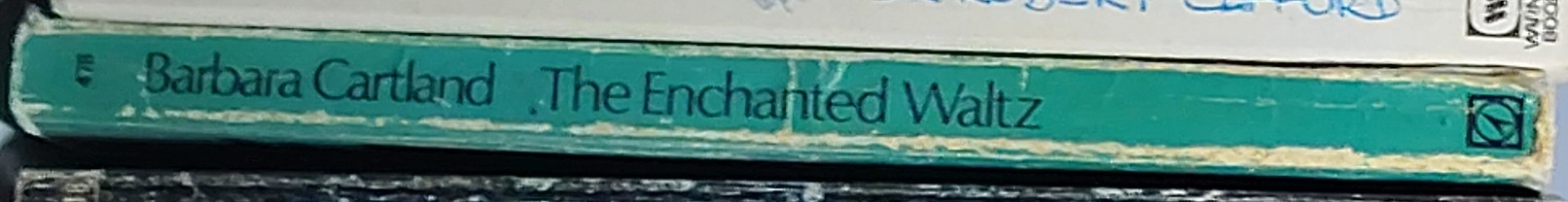 Barbara Cartland  THE ENCHANTED WALTZ spine of book image