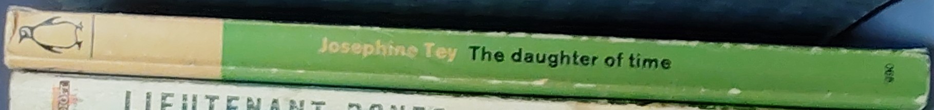 Josephine Tey  THE DAUGHTER OF TIME spine of book image