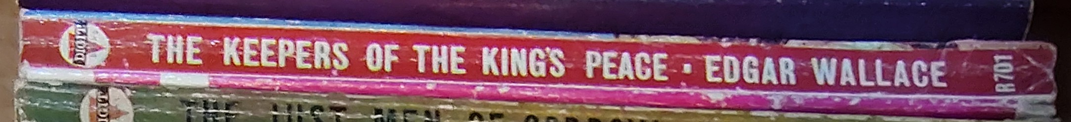 Edgar Wallace  THE KEEPERS OF THE KING'S PEACE spine of book image