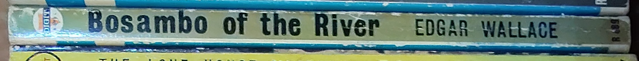 Edgar Wallace  BOSAMBO OF THE RIVER spine of book image