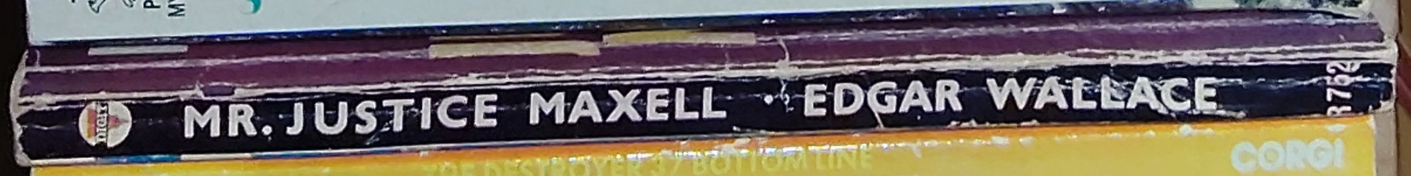 Edgar Wallace  MR. JUSTICE MAXELL spine of book image