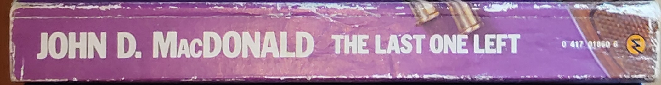 John D. MacDonald  THE LAST ONE LEFT spine of book image