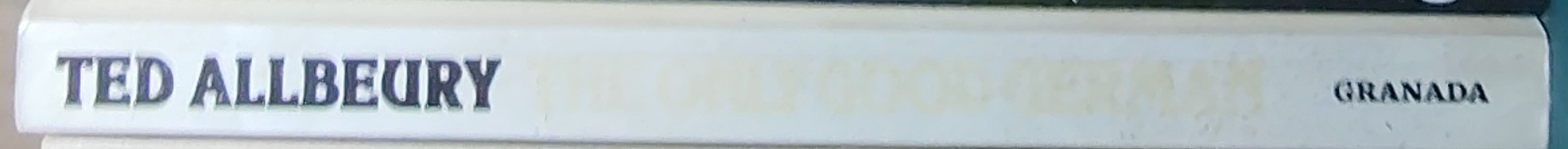 Ted Allbeury  THE ONLY GOOD GERMAN spine of book image