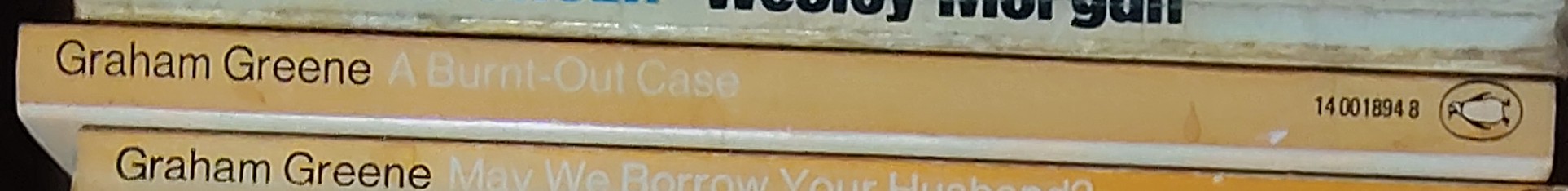 Graham Greene  A BURNT-OUT CASE spine of book image