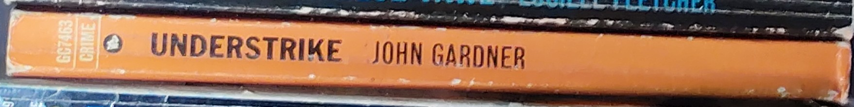 John Gardner  UNDERSTRIKE spine of book image