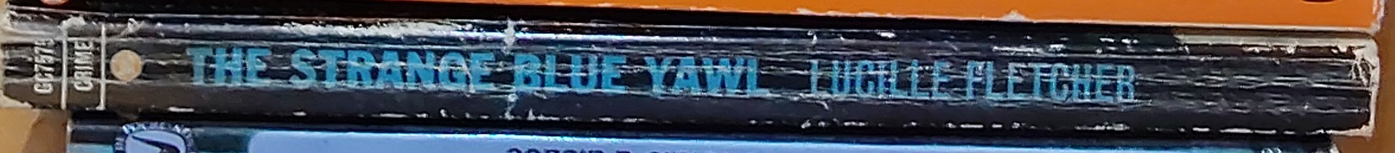 Lucille Fletcher  THE STRANGE BLUE YAWL spine of book image