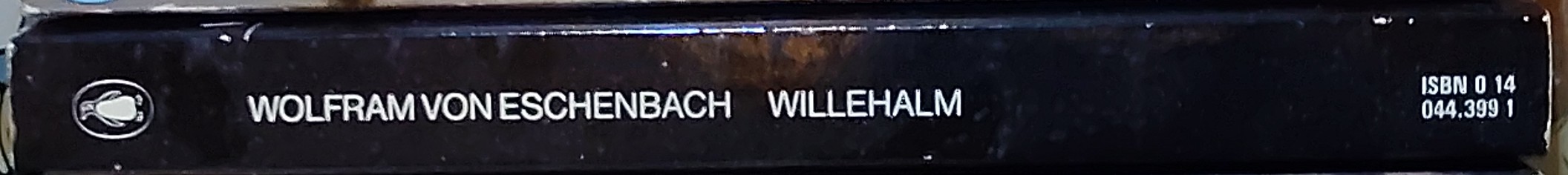 Wolfram von Eschenbach  WILLEHALM spine of book image